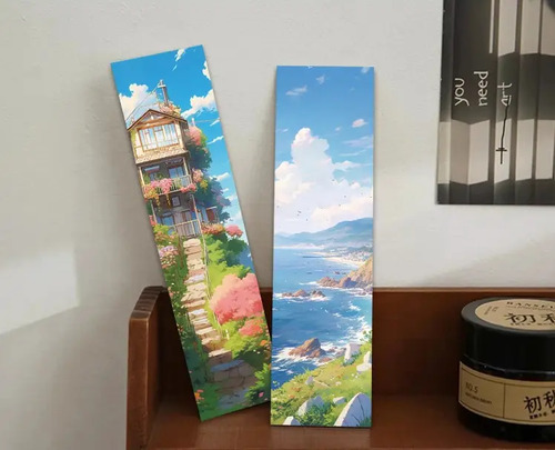 Set 30 Marcador De Página Paisaje Arte Hayao Miyazaki Ghibli 6