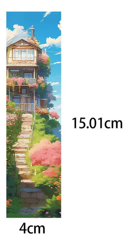 Set 30 Marcador De Página Paisaje Arte Hayao Miyazaki Ghibli 8