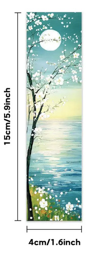 Set 32 Marcador De Página Pinturas De Óleo Y Paisajes 7