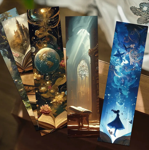 Set 30 Marcador De Página Lectura Magia Fantasia Misterio 3