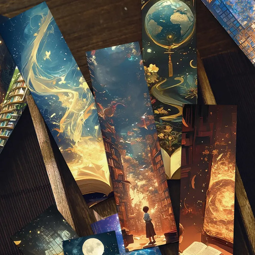 Set 30 Marcador De Página Lectura Magia Fantasia Misterio 5