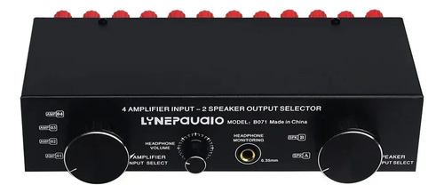 Conmutador Selector Parlantes Y Amplificador 2x4 Switch Hifi 1