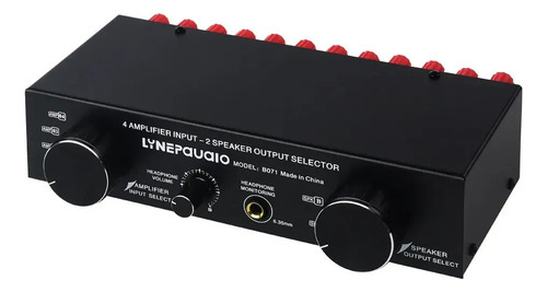 Conmutador Selector Parlantes Y Amplificador 2x4 Switch Hifi 2