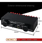 Conmutador Selector de Parlantes y Amplificador 2x4 Switch Hifi - Miniatura 10