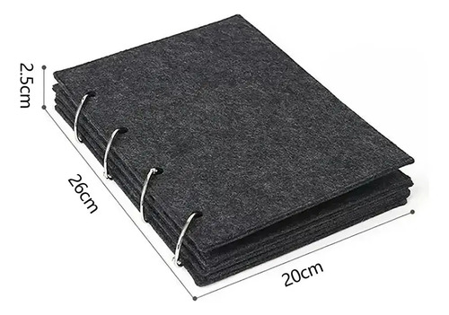 Organizador Para Pins Metalicos Exhibidor Fieltro Tipo Libro 6