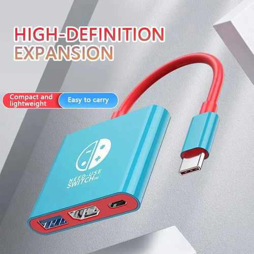 Hub Dock Usb C A Hdmi Compatible Con Nintendo Switch 4k 2k 3