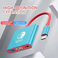Hub Dock Usb C a Hdmi Compatible con Nintendo Switch 4k 2k - Miniatura 3