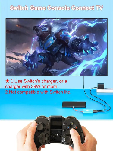 Hub Dock Usb C A Hdmi Compatible Con Nintendo Switch 4k 2k 5