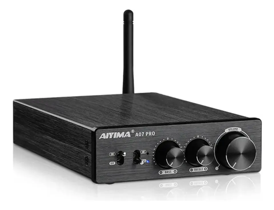 Amplificador de Audio Aiyima A07 Pro Hifi Bluetooth 36V 6A 1