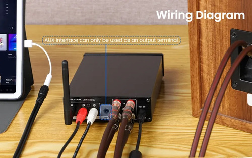 Amplificador De Audio Aiyima A07 Pro Hifi Bluetooth 36v/6a 7