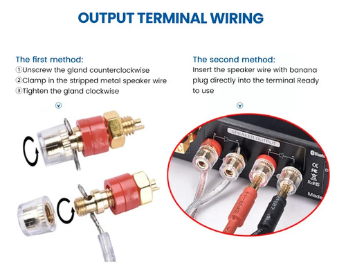 Amplificador De Audio Aiyima A07 Pro Hifi Bluetooth 36v/6a 10