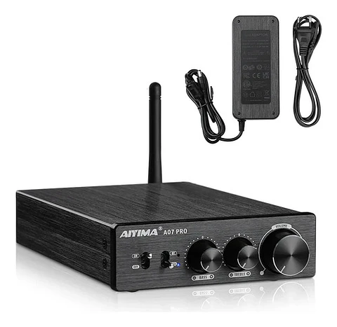 Amplificador De Audio Aiyima A07 Pro Hifi Bluetooth 300wx2
