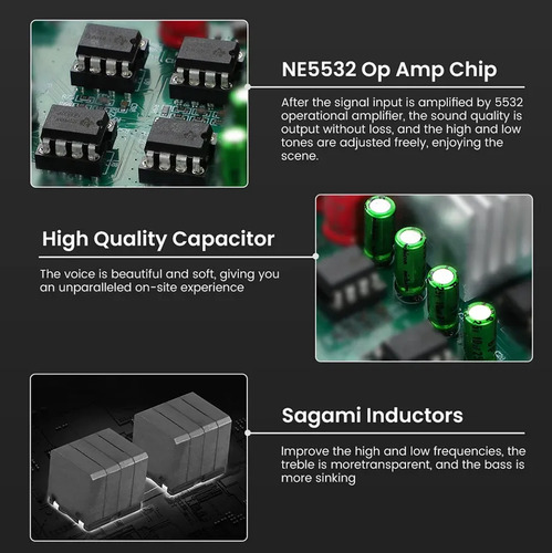 Amplificador De Audio Aiyima A07 Pro Hifi Bluetooth 300wx2 9