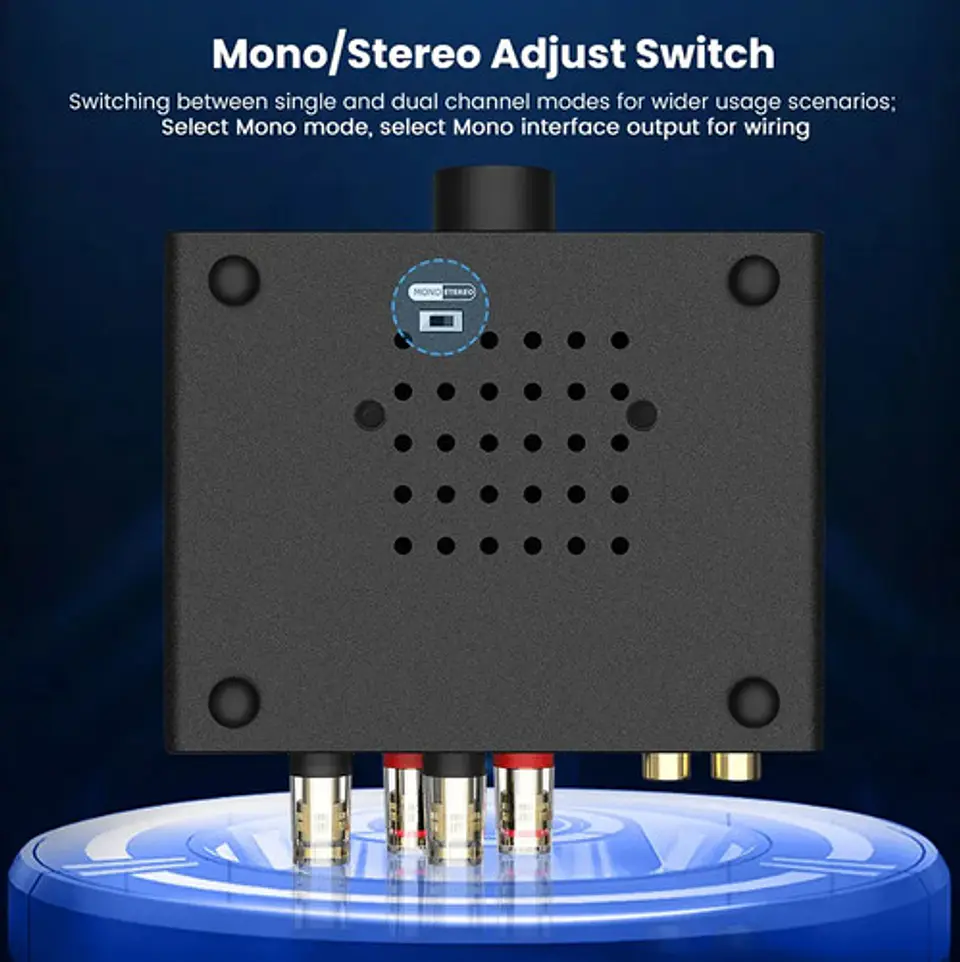 Amplificador Audio Aiyima A07 Max Estéreo y Mono 300wx2 Hifi 7