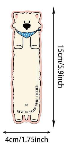 Set 30 Marcador De Página Libros Razas De Perros Perritos 6