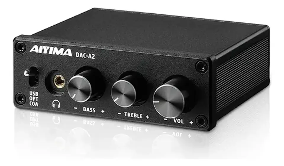 Conversor de Audio Aiyima DAC A2 Hifi 24bits/192khz PC USB 6