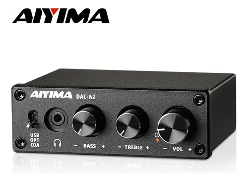 Conversor De Audio Aiyima Dac A2 Hifi 24bits/192khz Pc Usb 8
