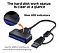 Adaptador USB 3.0 y USB-C a Sata Disco Duro SSD + Fuente 12V - Miniatura 11