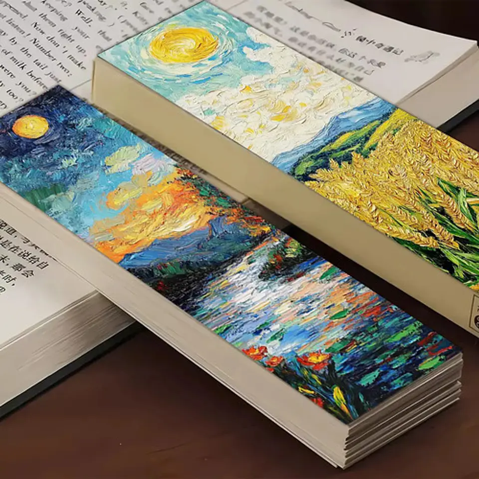 Set 32 Marcador de Página Van Gogh Oil Arte en Oleo Pinturas 3