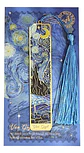 Marcador de Página La Noche Estrellada Van Gogh Metal Dorado - Miniatura 1