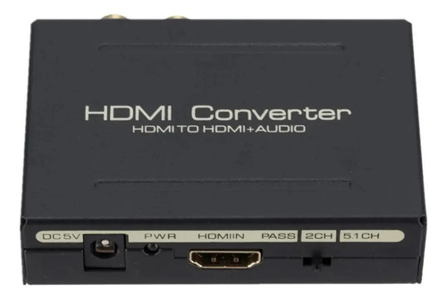 Extractor De Audio Hdmi Digital A Óptico Spdif Y Rca 2.1 5.1 1