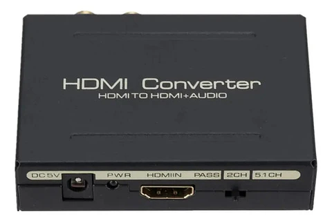 Extractor De Audio Hdmi Digital A Óptico Spdif Y Rca 2.1 5.1