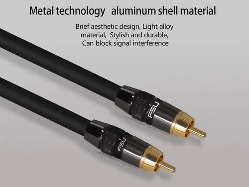 Cable Rca Fsu Coaxial Digital Subwoofer 1m Audio Hifi 100cm 7