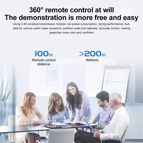 Presentador Diapositivas Puntero Láser Pen Slide Rosado Ppt 6