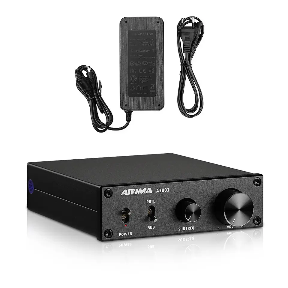 Amplificador Aiyima A3001 para Subwoofer 300W HIFI 1