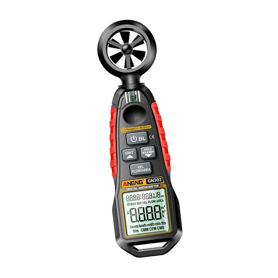 Anemómetro y Termómetro Digital ANENG GN302 Velocidad del Viento 1