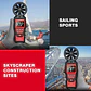 Anemometro HABOTEST HT625B Velocidad del Viento Profesional - Miniatura 11