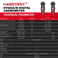 Anemometro HABOTEST HT625B Velocidad del Viento Profesional - Miniatura 3