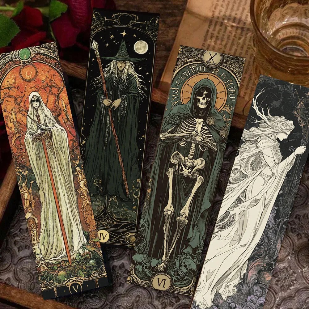 Set 30 Marcador de Página Estilo Gótico Oscuro Magia 2