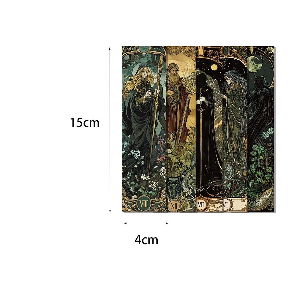 Set 30 Marcador de Página Estilo Gótico Oscuro Magia 8