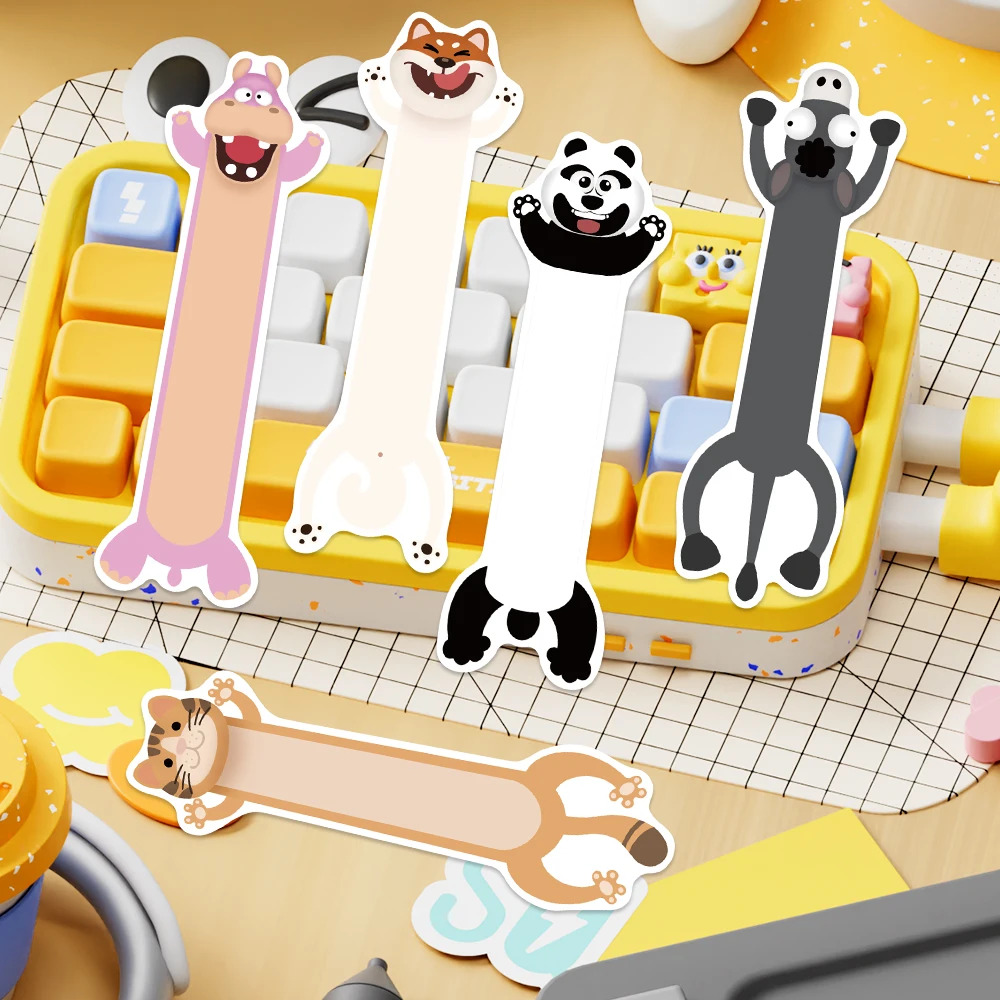 Set 30 Marcador de Página Dibujos Animales Divertidos Niños 6