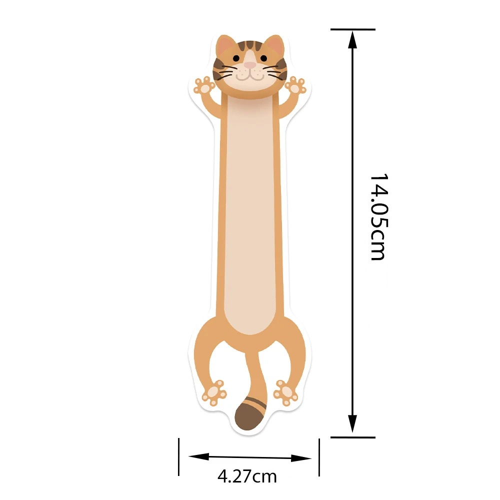 Set 30 Marcador de Página Dibujos Animales Divertidos Niños 7