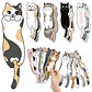 Set 30 Marcador de Página Gatitos Dibujos Animados Gatos - Miniatura 2