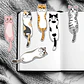 Set 30 Marcador de Página Gatitos Dibujos Animados Gatos - Miniatura 3