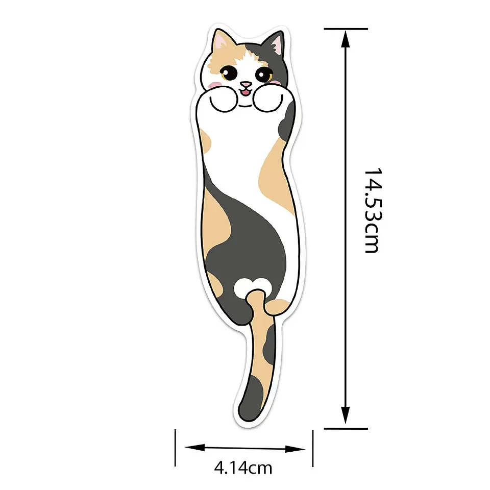 Set 30 Marcador de Página Gatitos Dibujos Animados Gatos 6