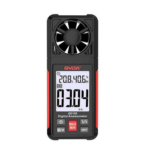 Anemómetro Termómetro Digital GVDA GD155 Velocidad Viento