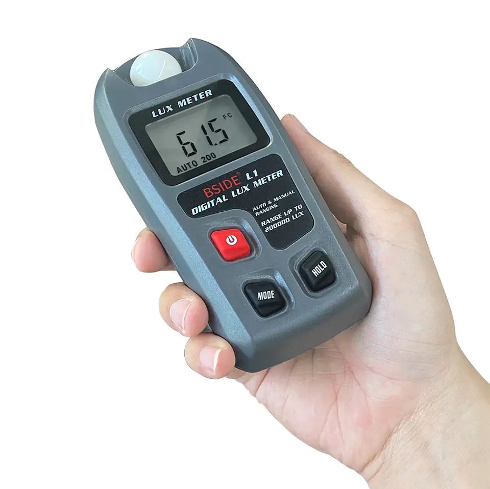 Luxómetro Digital Medidor de Luz BSIDE L1 200000 Lux 2