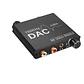 Conversor Audio Digital Óptico A Rca Control Vol Y Bass 192k - Miniatura 1