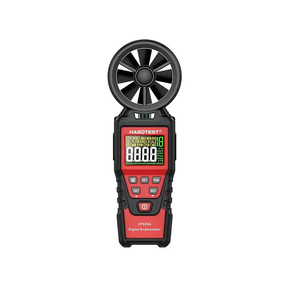 Anemometro Habotest HT625A Velocidad del Viento Profesional 1
