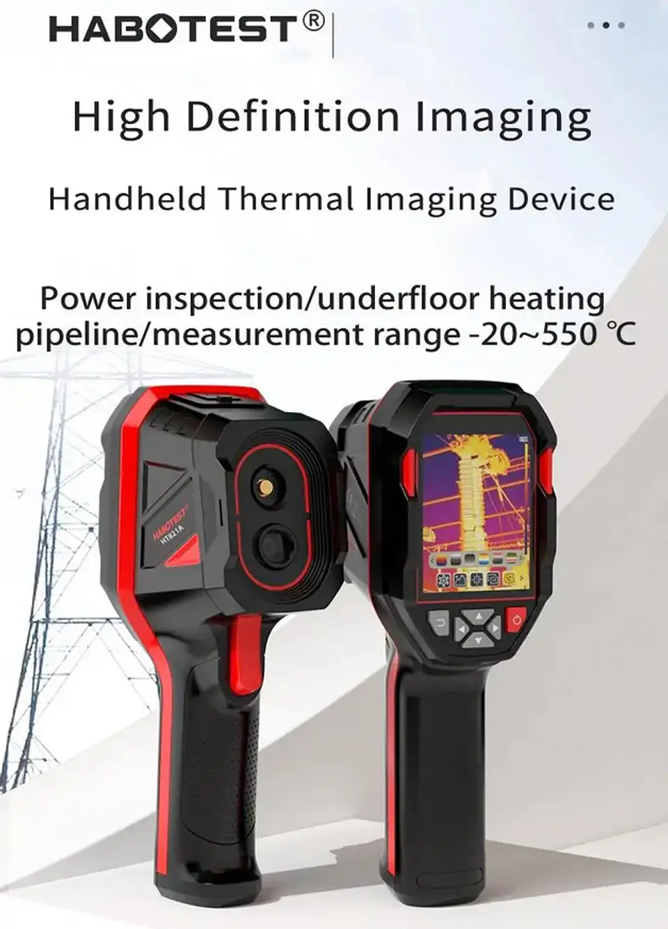 Termógrafo Cámara Termográfica Infrarroja Habotest Ht821As 4