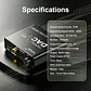 Conversor de Audio DAC Titak Óptico a RCA Control Vol y Bass - Miniatura 12