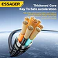 Cable Essager USB-C a USB-C 240W Carga Rápida con Pantalla - Miniatura 6