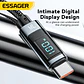 Cable Essager USB a USB-C 100W Carga Rápida con Pantalla 7A - Miniatura 4