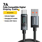 Cable Essager USB a USB-C 100W Carga Rápida con Pantalla 7A - Miniatura 2