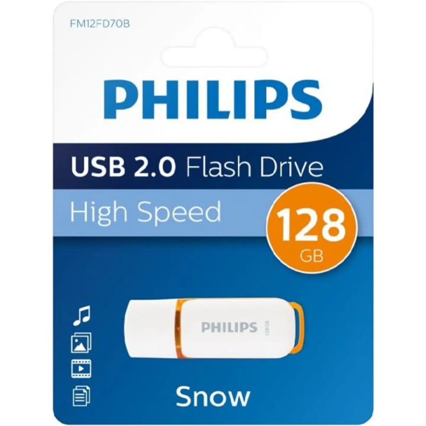 Pendrive Philips 128gb 2.0 1