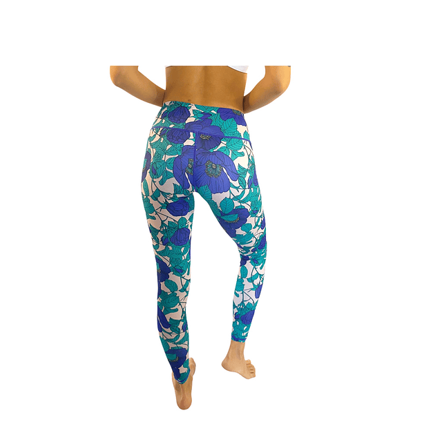 Leggings Flor Violeta 